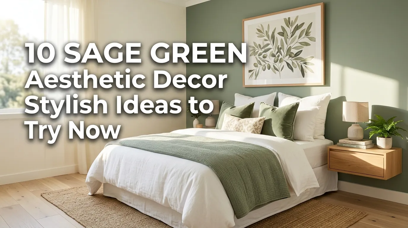 10 Sage Green Bedroom Aesthetic Decor Stylish Ideas to Try Now