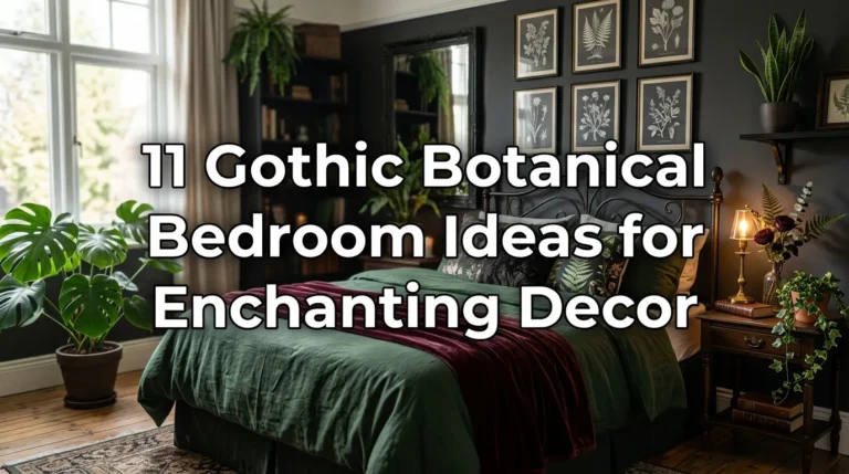 11 Gothic Botanical Bedroom Ideas for Enchanting Decor