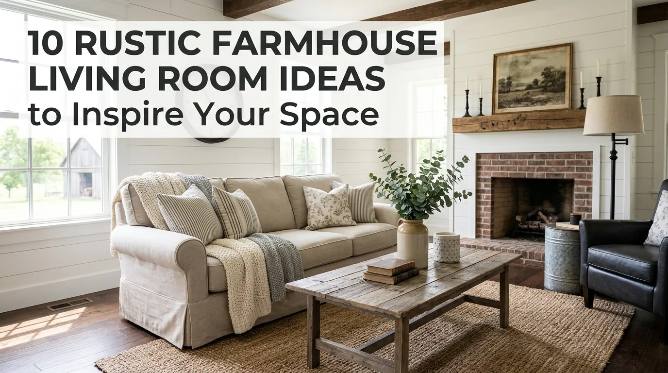 10 Rustic Farmhouse Living Room Ideas to Inspire Your Space