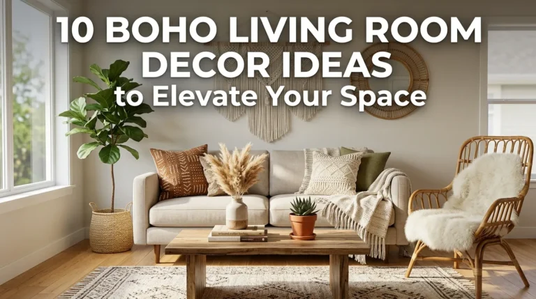 10 Boho Living Room Decor Ideas to Elevate Your Space