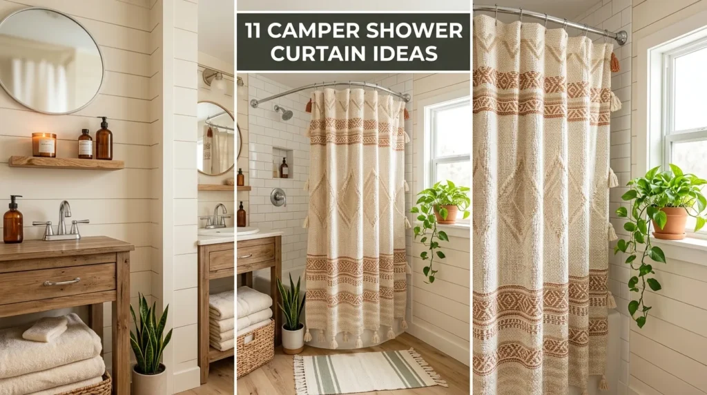 11 camper shower curtain ideas