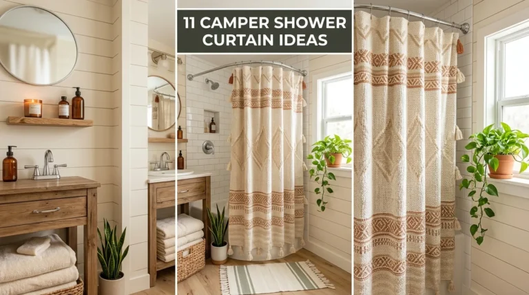 11 camper shower curtain ideas