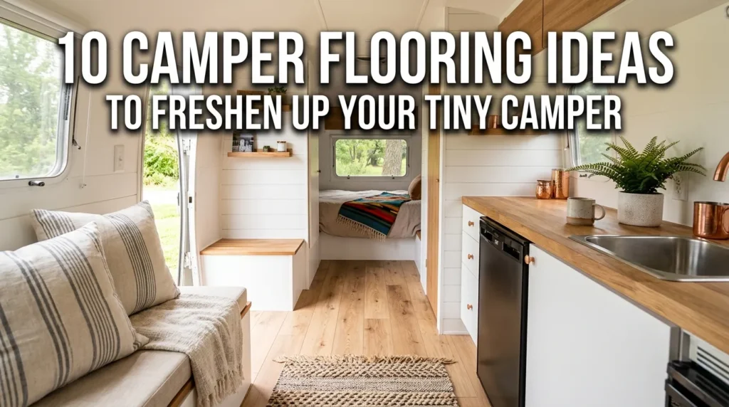 10 Camper Flooring Ideas to Freshen Up Your Tiny Camper