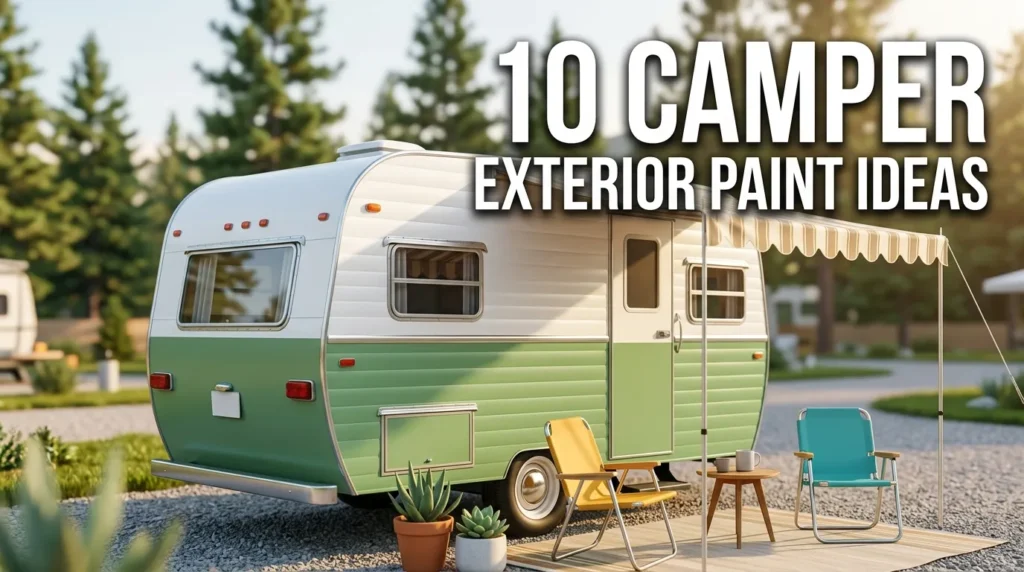 10 Camper Exterior Paint Ideas 