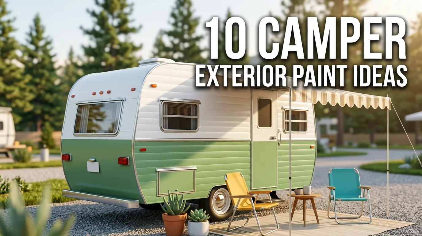 10 Camper Exterior Paint Ideas 