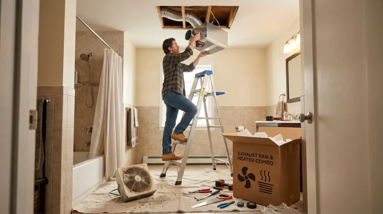 Replacing an Exhaust Fan with an Exhaust Fan and Heater Combo (Wire Gauge)