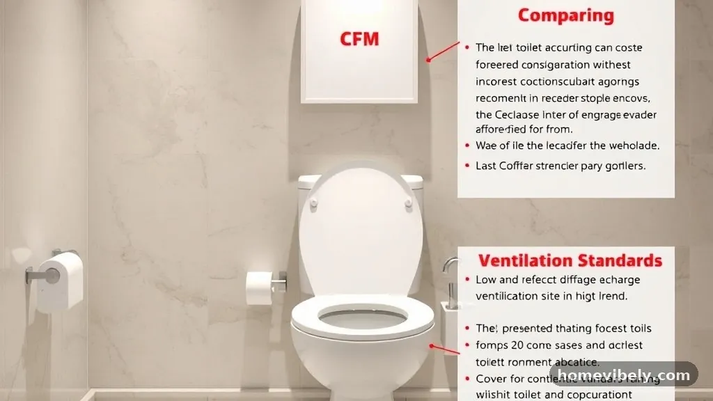 Comparing Ventilation Standards - CFM Requirements for an Enclosed Water Closet Toilet Room