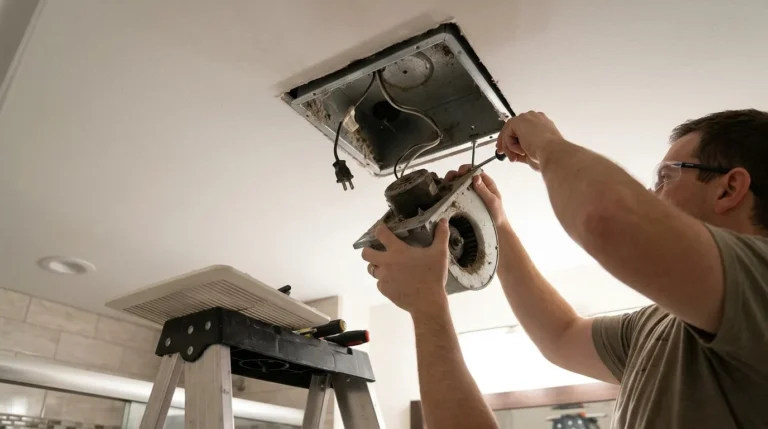 Can You Swap an Old Broan Fan Motor from Below Without Attic Access?